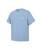 DISCOVERY EXPEDITION Unicolor Cloud Graphic Short Sleeve T-Shirt (Blue)