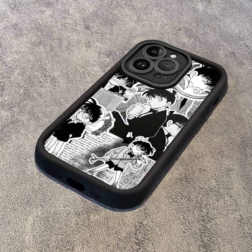 Japan D-Detective Conan Phone Case For IPhone 17 16 15 14 13 12 11 Pro Max 16E Plus INS Soft Cover