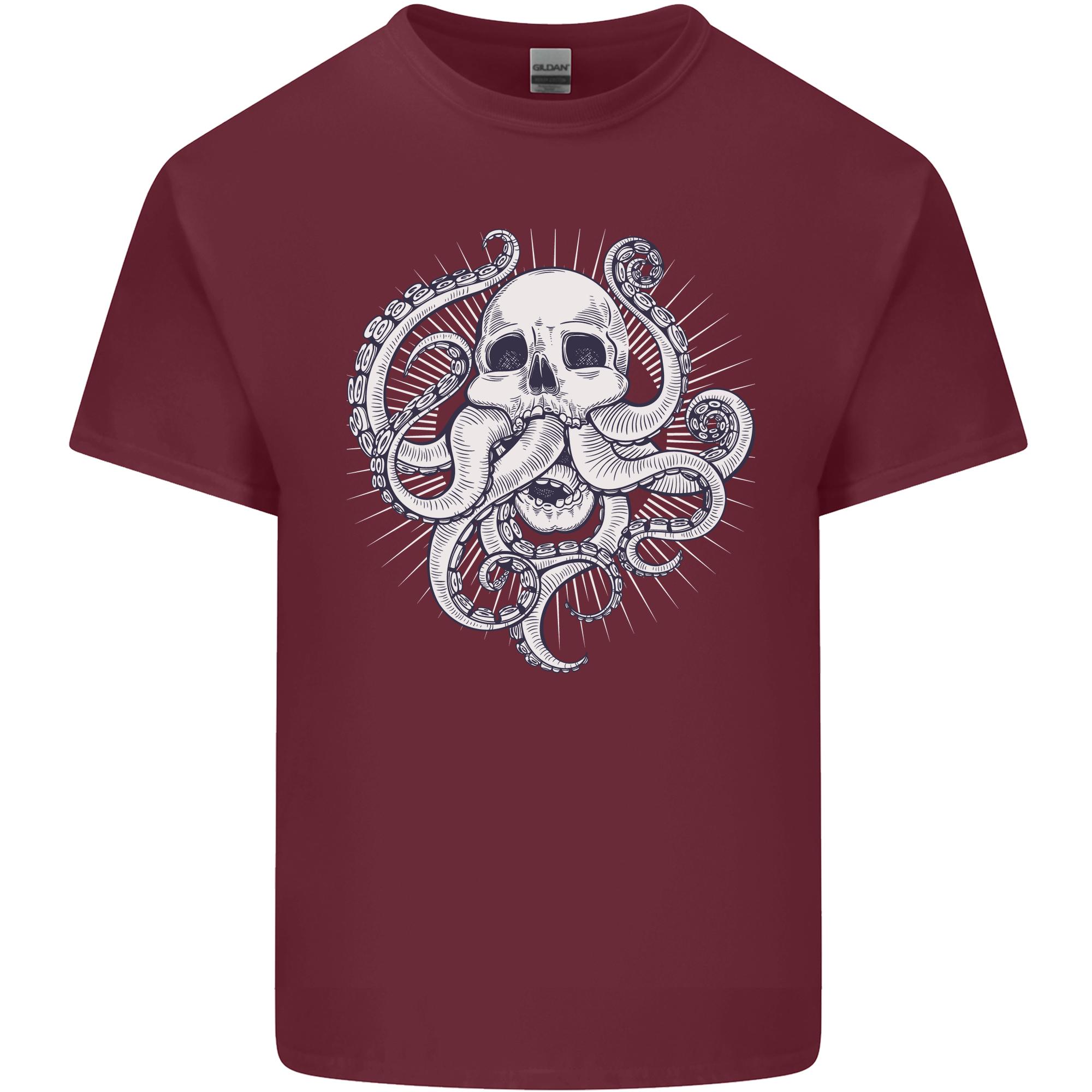 Cthulhu Skull Unisexs Light Cotton TShirt S