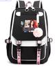Korean Stray Kids Backpack Student Bag Men'S And Women'S Fashion Backpack Travel Bag Usb Computer Bag