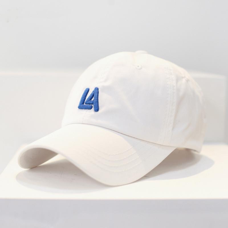 Cotton Baseball Cap For Women With Letter Embroidery Sun Protection For Spring Summer Casual Wear