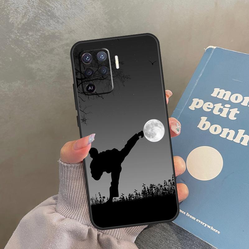 Kung Fu Oyama Kyokushin Karate Case For Oppo A74 A94 A54 A18 A38 A58 A78 A98 A40 A60 A80 A16 A76 A96 A15 A17 A77 A57S Cover