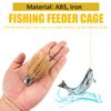 5/10/20PCS Fishing Feeder Baits Cage Fishing Lure Hooks with Iron Head Feeder Basket Components Carp Bait Cage Fishing Part
