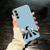 O-l Snoopy   Phone Case For SamsungA10,12,20,21S,30,31,40,50,51,52,70,71 Transparent Cover