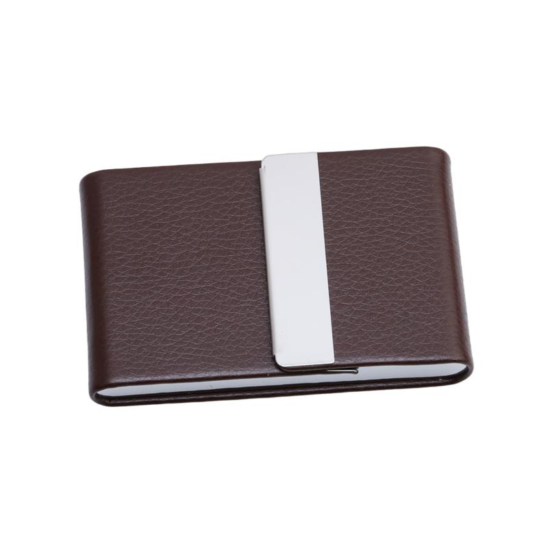 Dámské kreativní pouzdro na vizitky Přenosné pouzdro na jmenovky z PU