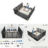 School Basketball Court Building Blocks Toy With Diy Assembly For Kids