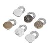 24pcs Metal Jeans Expander Button Elastic Spring Pants Waist Extender  For Skirts Trousers