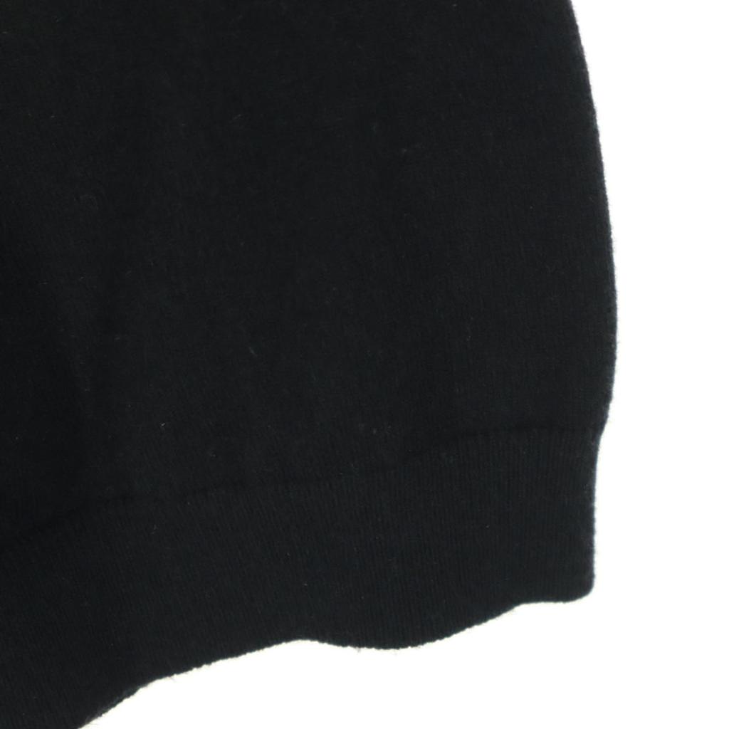 Unused Lily Brown Long Sleeve Power Shoulder Knit F Black LWNT214188 Women Used