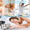Digital Projection Alarm Clock LED Mirror Alarm Clock with Projection on Ceiling Temperature Humidity Radio 2 Sets of