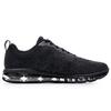 Scarpe Sportive Traspiranti Riflettenti Lavorate a Maglia con Ammortizzazione ad Aria Integrale Li Ning Bubble Max Sneakers Unisex Nere AGCN075-3