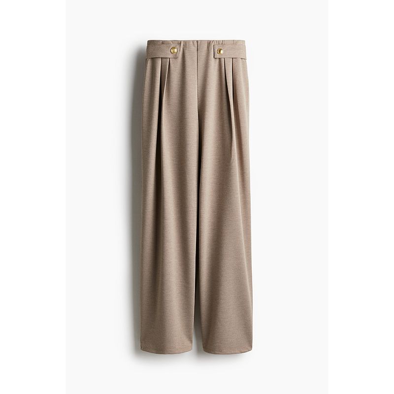 

HM Women s Suit Pants 2025 Autumn New Arrival Commuting Fashion High Waist Straight Wide Leg Formal Wear Pants 1264836