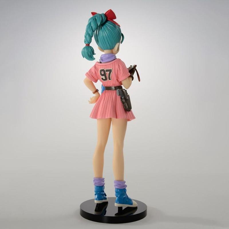 Dragon Ball Character 15cm Childhood Bulma Pink Cute Girl Action Doll Pvc Statue Model Doll Collection Room Decorative Gift