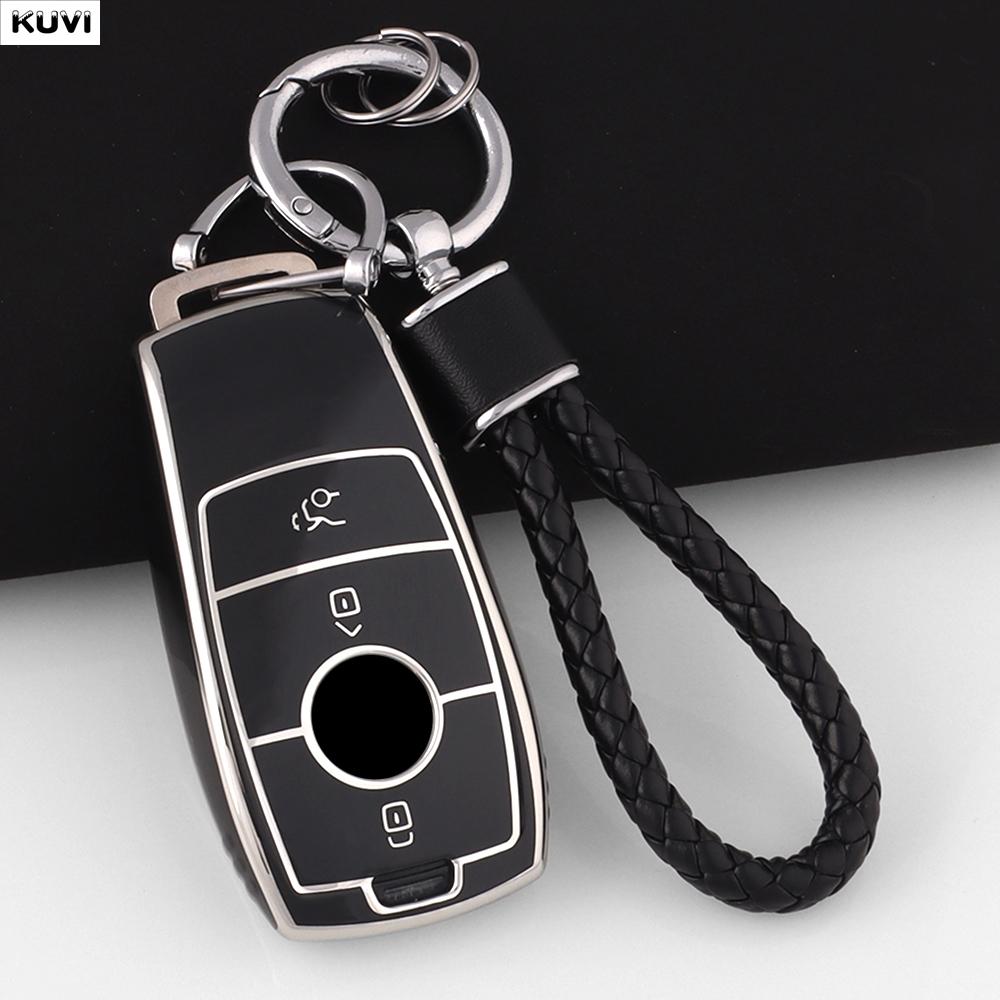 TPU Araba Anahtar Kılıfı Kılıf Tutucu Anahtarlık Mercedes Benz A C E S G Gls Cla Sınıfı W213 W177 W205 W222 X167 W176 Amg Aksesuarları İçin