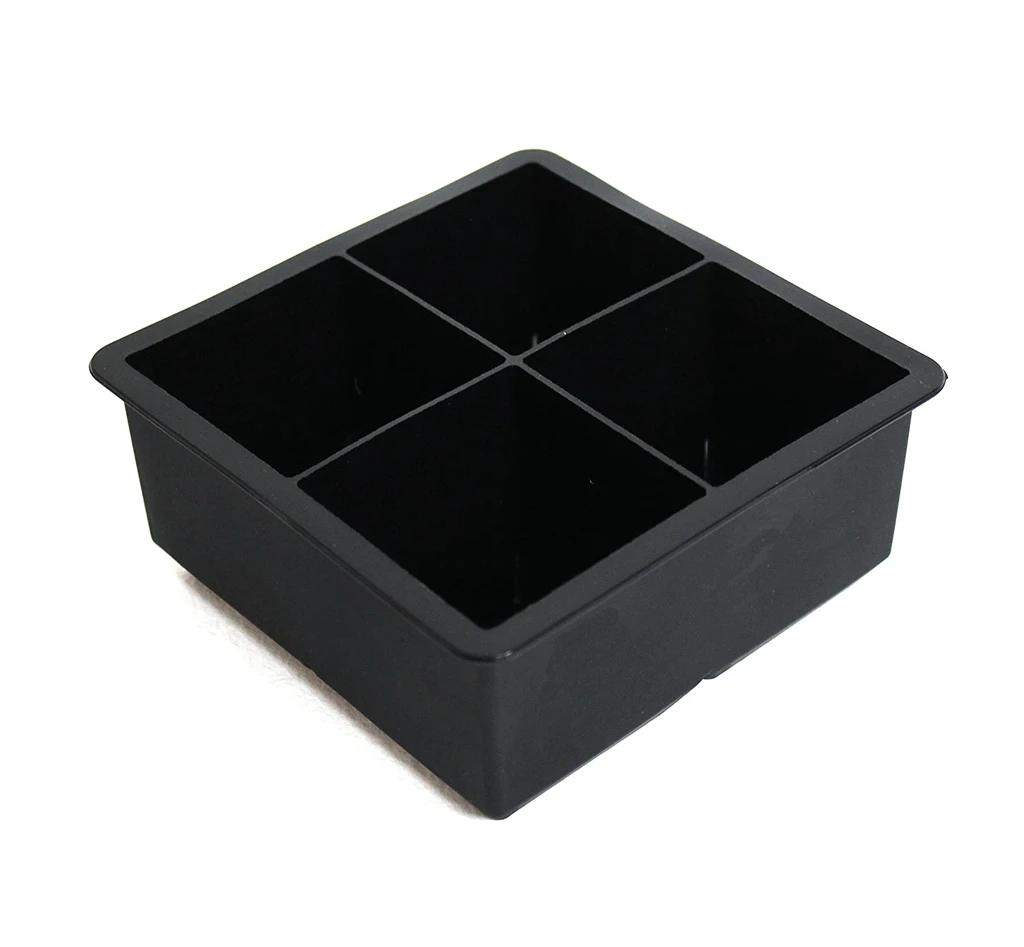 4/6/8/15 Grid Big Ice Food Mold Giant Jumbo Large Food Grade Silicone Ice Cube Square Tray Mold DIY Ice Maker Ice Cube Tray