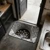 Non-slip Bathroom Carpet 3D Flat Bedroom Door Rug Creativity Optical Illusion Doormat  Home Decor