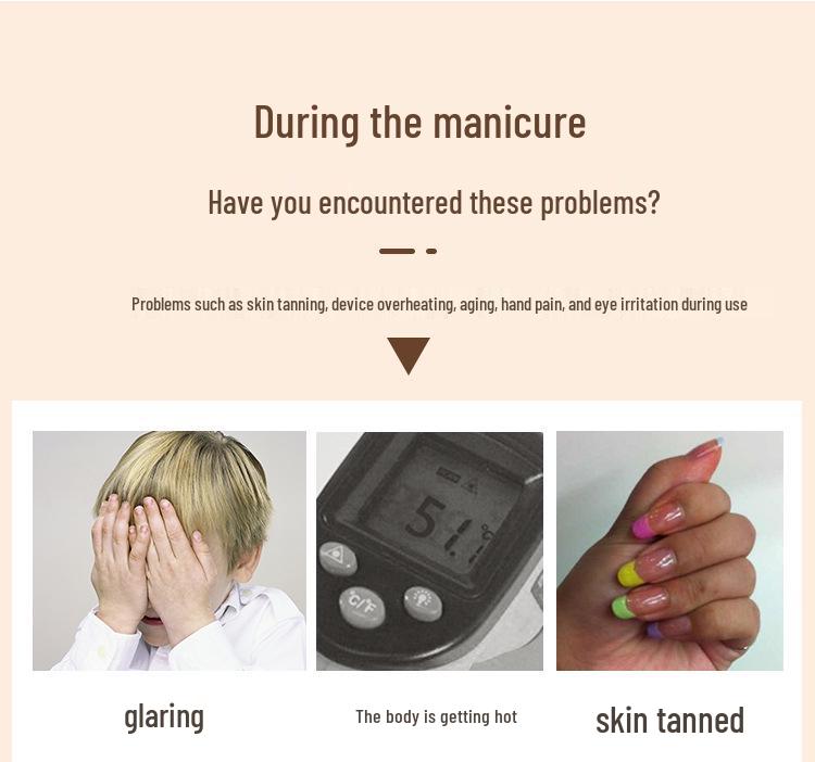 Mini Shell Quick-Dry Red Light Nail Lamp - No Blackening Handheld Gel Curing Device