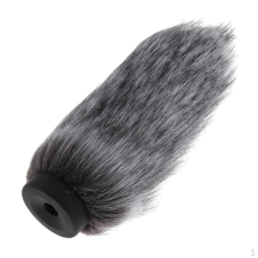 

Черный серый микрофон для интервью Ветрозащитный экран Чехол для микрофона 9.45inch