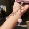 Short Phone Lanyard High-end Light Luxury Bracelet Exquisite Handcrafted Beaded Pendant Ins Women's Hand-held Wrist Pendant