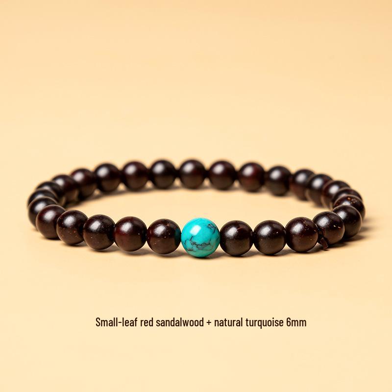 Unisex Sandalwood & Hetian Jade Bracelet with High-Density Wenge Wood & Golden Star Beads