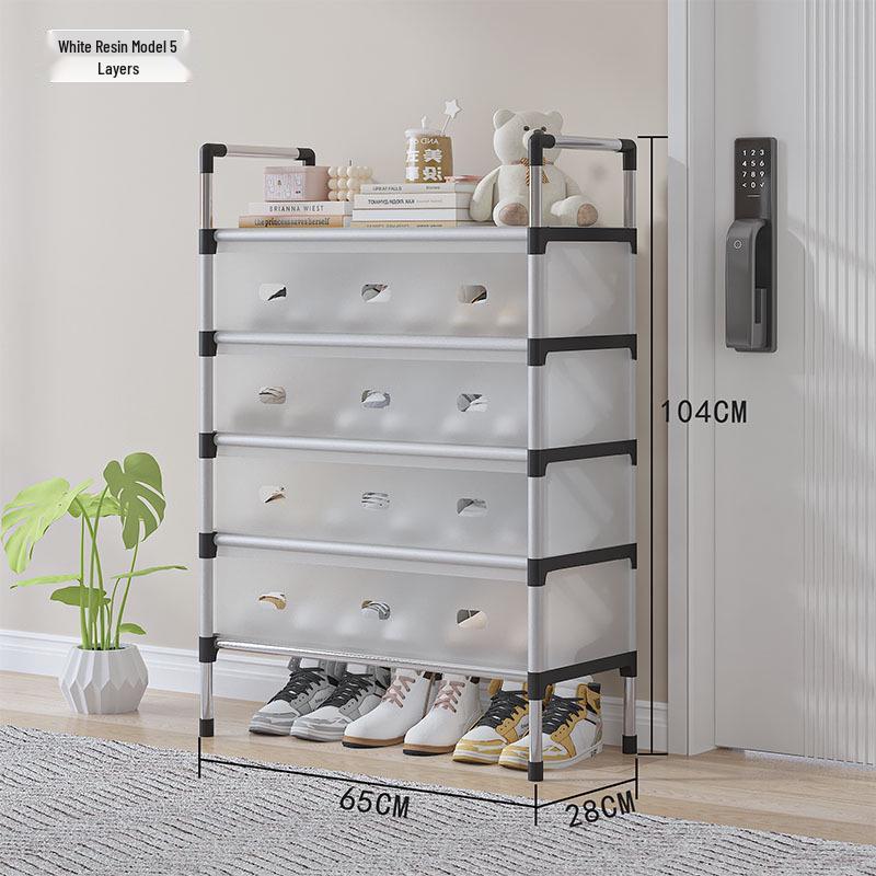 Shoe Cabinet 1.0: Classic Multi-Layer Dustproof Entryway Rack for Household