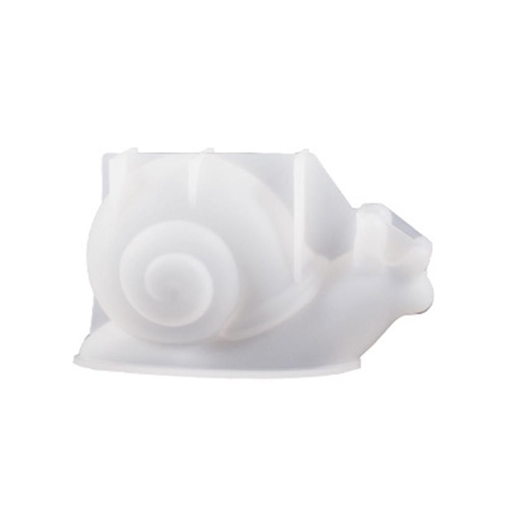 Formă lumânare melc Decor de masă Forme siliconice pentru rășină Formă lumânare animal 3D Formă săpun manual ipsos Rășină epoxidică cristalină