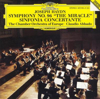 CD HAYDN; ABBADO - Symphony 96 4231052 Deutsche Grammo 1987 Germany Classical Used