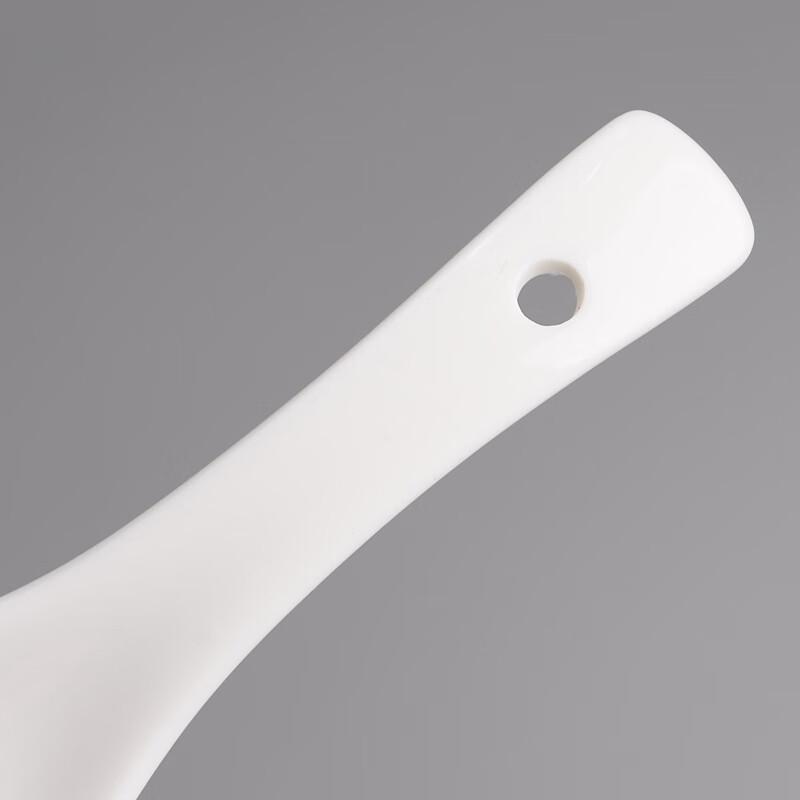 Guro Pure White Ceramic Multi-Purpose Spoons, 50-Pack