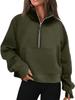 Long Sleeve Fleece Hoodie for Women Yoga Fitness