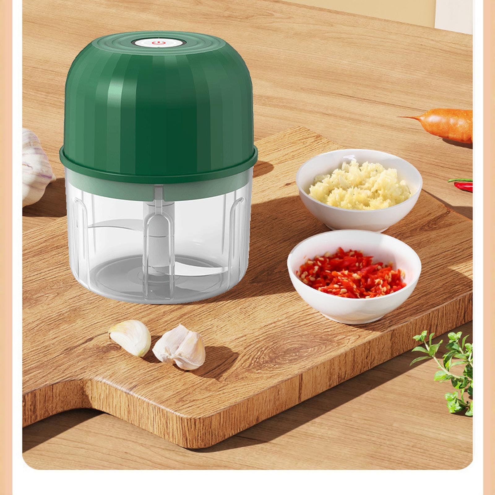 Wireless Electric Garlic Chopper Food Processor for Baby Food Garlic Paste one size