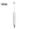 Creative DIY Pen Beadable Pen, Rhinestone Faux Pearl Ballpoint Fancy Glitter Personalized Gift for Crafting, Student Stationery Office Writing