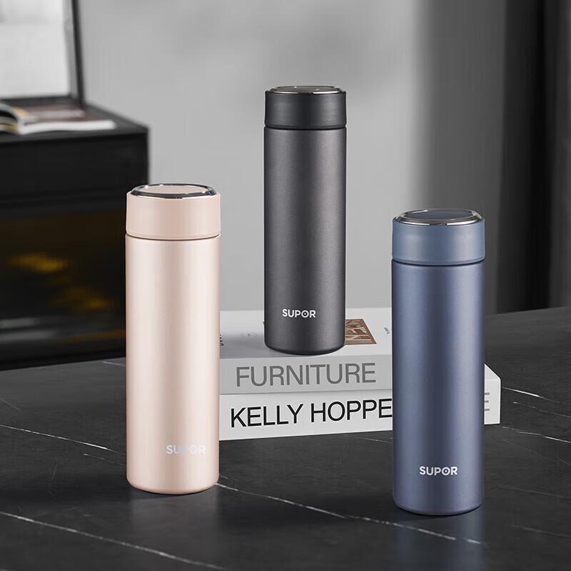 SUPOR KCV45CD10 Hong Series 316L Stainless Steel Vacuum Flask, 450ml