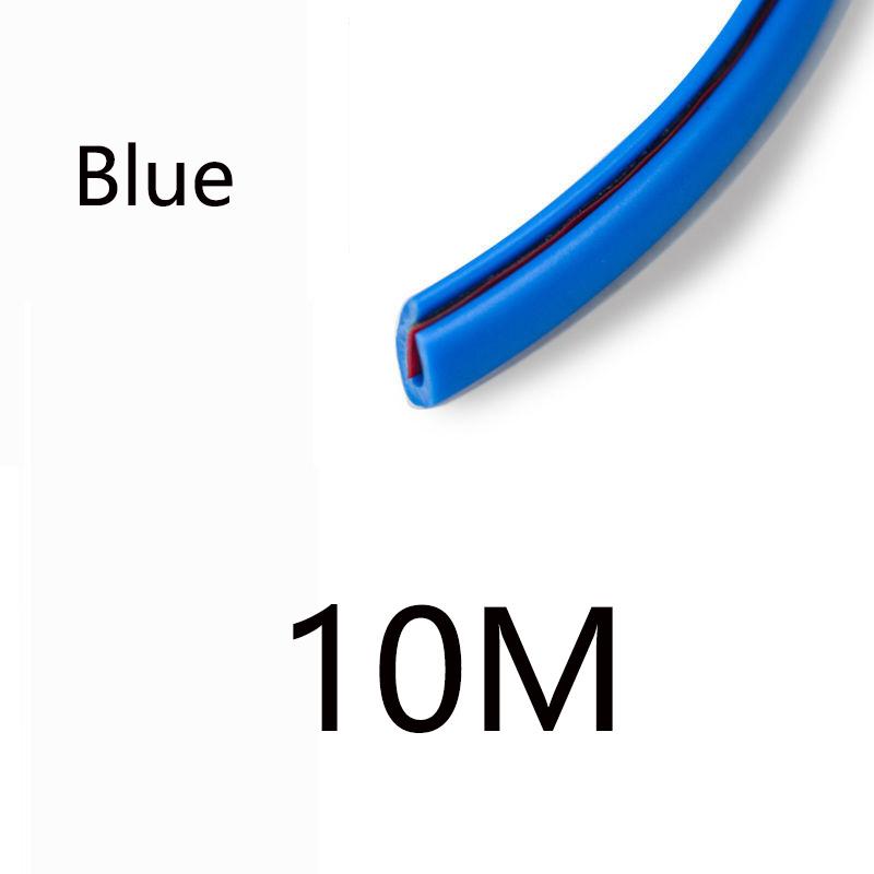 Car Door Edge Scratch Protector Strip Guard Trim Auto Door Anti Collision Strip Doors Moldings Adhesive Scratch Protector Interior Mirrors 6