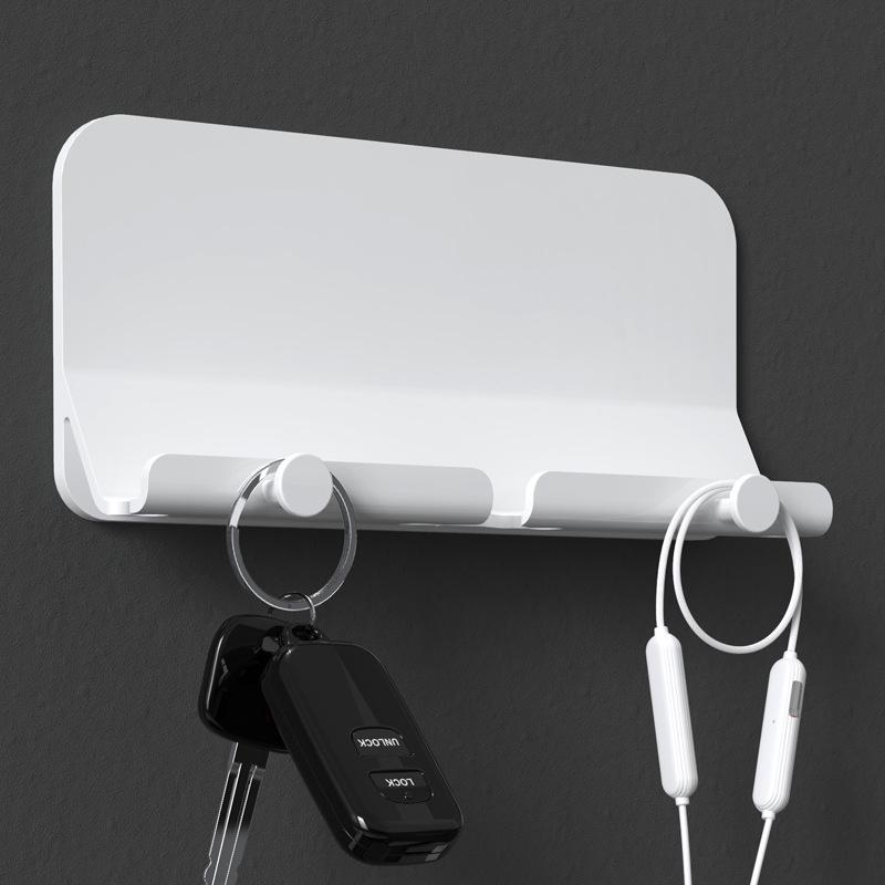 Japanese Anti-slip Phone Charging Stand with Dual Hooks and Viewing Feature, Multi-functional Home Charging and Storage Rack