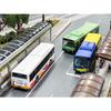 Tomytec The Bus Collection: Goodbye Kongo Bus, Tondabayashi Station 3-company set, diorama supplies