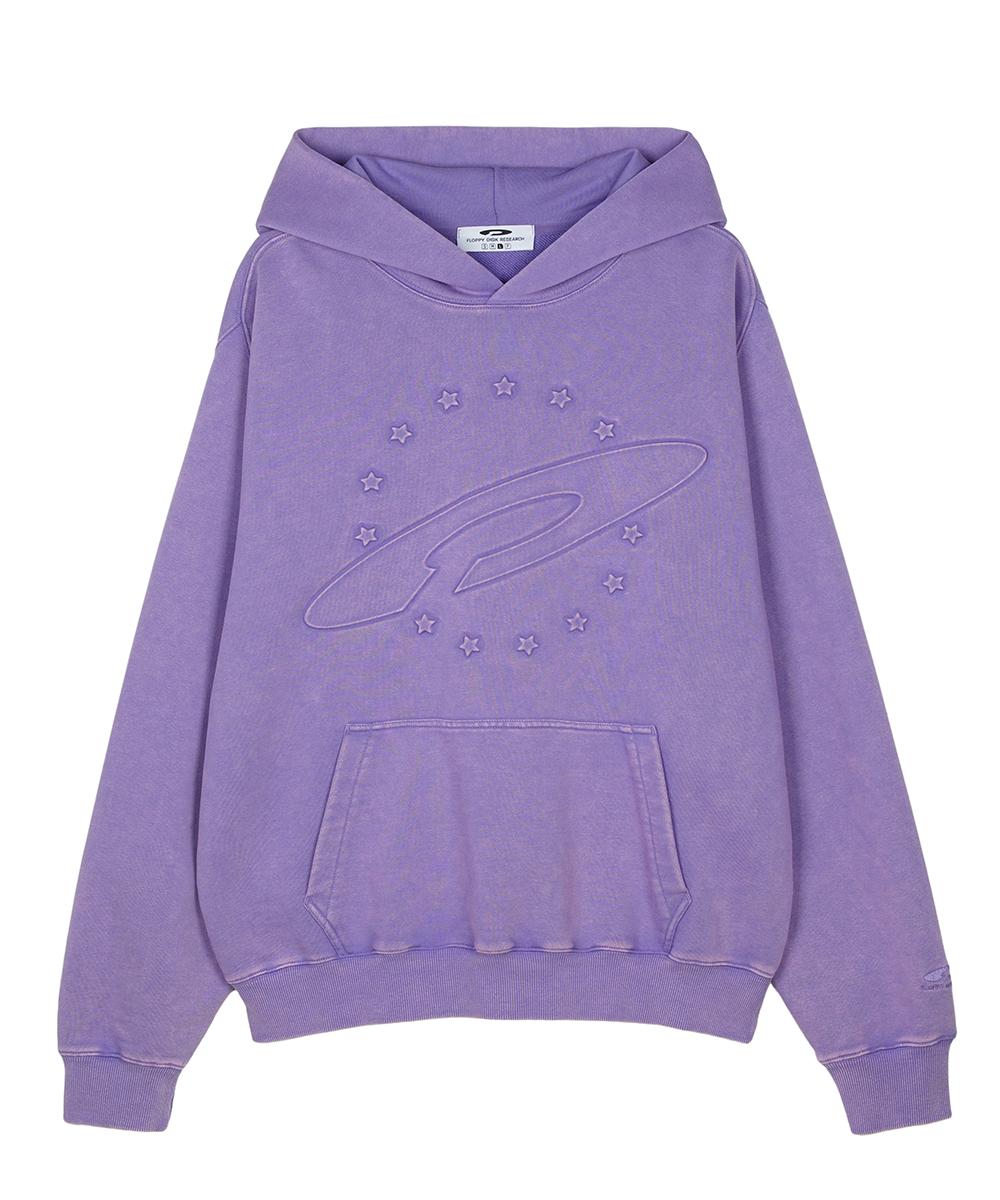 Fdr Embo Pigment Star Disk Logo Hoodie Lavender Lavender/M