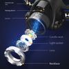 Outdoor Headlamp Telescopic Zoom USB Rechargeable 3 Modes Adjustable Waterproof Super Bright Lightweight Cycling Night Fishing LED Head Light