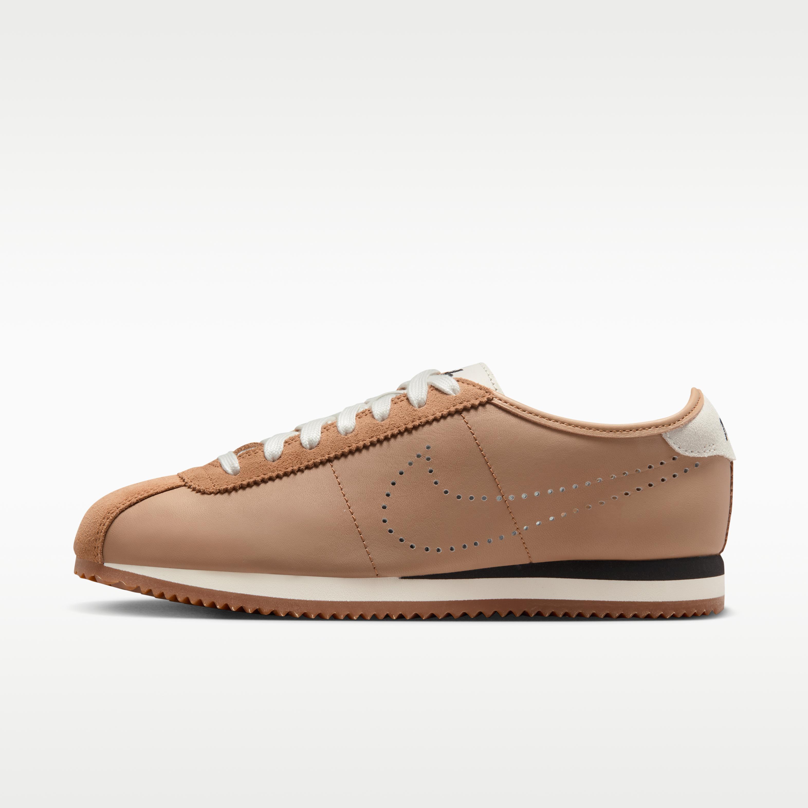 

Nike Cortez Кожа Бледно-бежевый Парусный Перфорированный Swoosh (Женский) 36