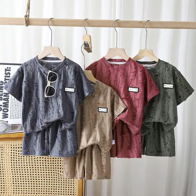 Costum pentru copii cu mânecă scurtă, Stil nou de vară, Haine casual