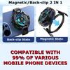SL17 Magnetic Phones Cooler Back-Clip 2 In 1 Game Cooler Semiconductor Fast Phone Cooling Fan for IOS Android Phone