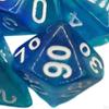 7 Stück Polyedrische Würfel Langlebig D8 D4 D10 D12 D20 D6 Graviert Tragbar Mehrzweck für Tabletop-Spiel