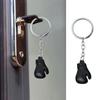 Fashionable Boxing Glove Design Keychain With Smooth Texture Available In 3 Elegant Color Trendy Alloy Keyring
