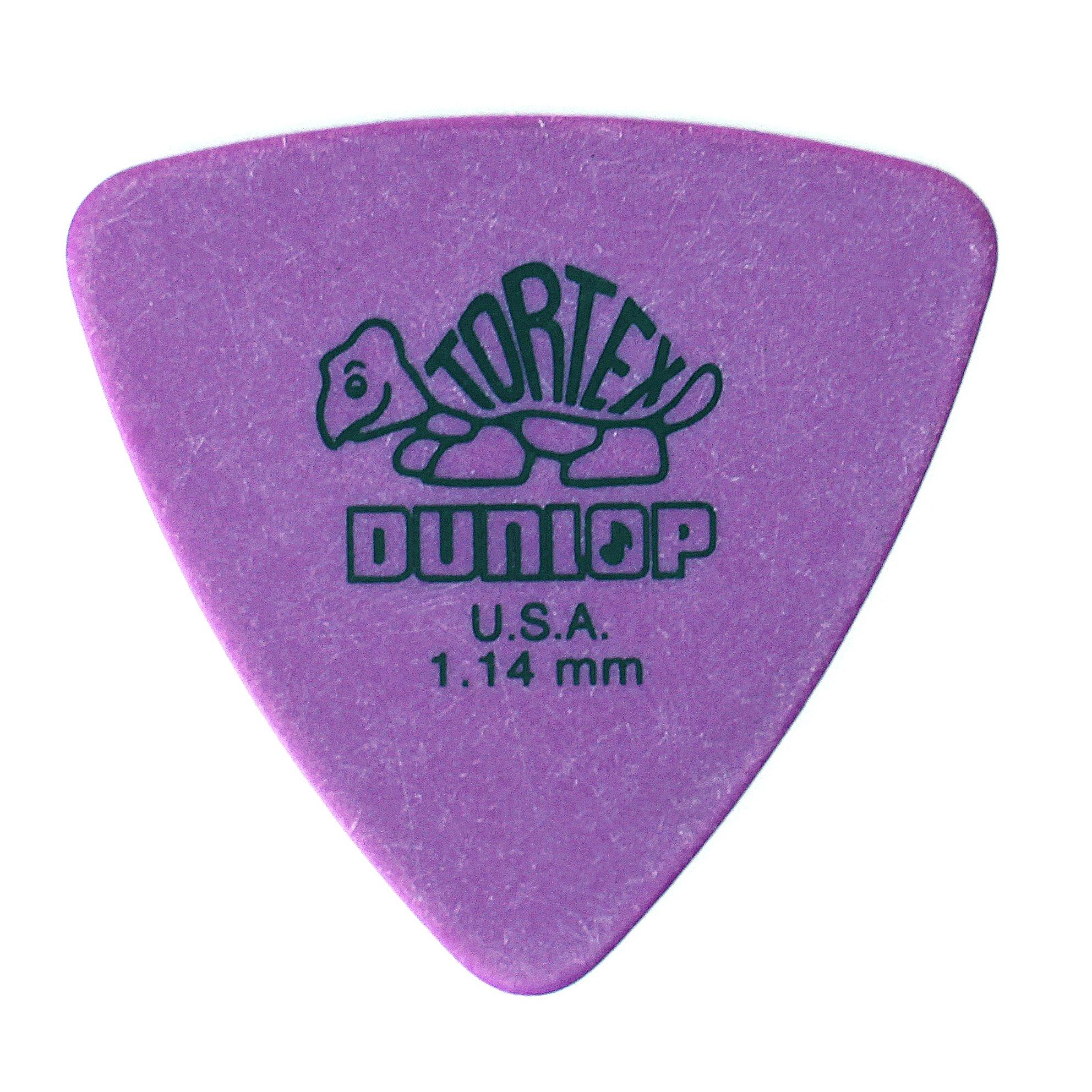 

Jim Dunlop Tortex Triangle Picks (36-Pack) & Musent Custom Players Pick (+1 Pick) | 431B1.14-PUR-36P
