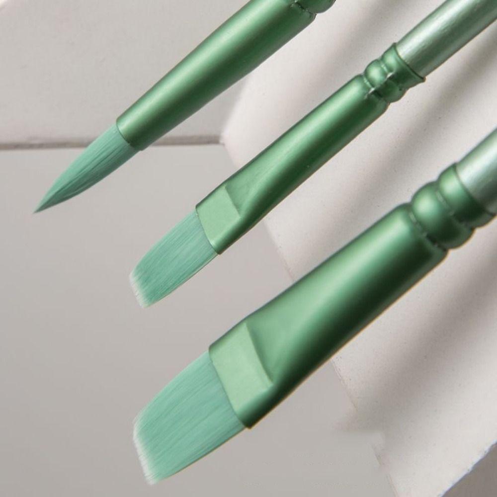 4/6pcs Professional Painting Brush Set soft hair Art Paint Brushes  Beginner painter
