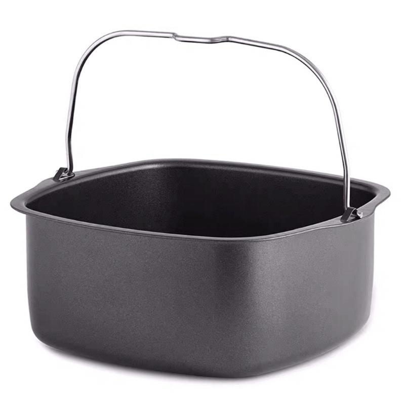 Air Fryer Cake Basket Cake Baking Pans Air Fryer Cake Bucket Metal Material Muffin Cups Gift for Baking Enthusiasts