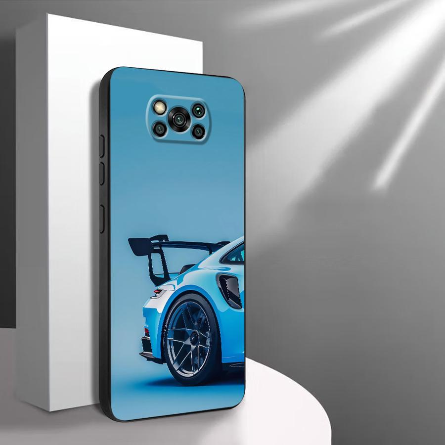 Case for Xiaomi Poco F8 C71 M7 Pro M3 M4 C61 F3 X7 X3 X4 X5 Pro C50 F1 C75 M5 Funda Phone Cover Cool Sports Car