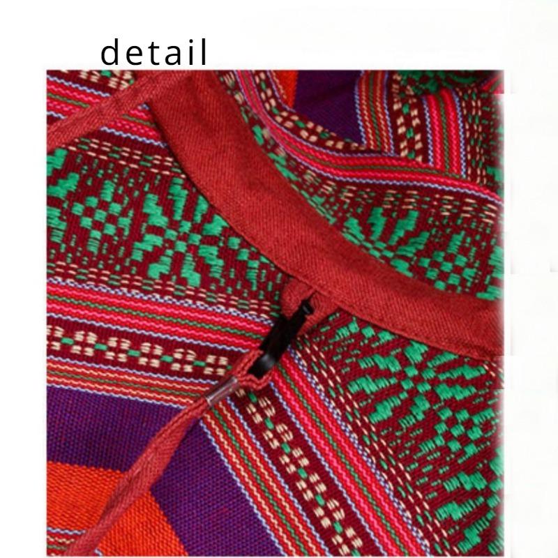 Sonnenschutz UV-Schutz Sonnenschirmhut Ethno-Stil Retro-Hut mit Kordelzug Damen Outdoor Sonnenschutz Schatten Wanderhut Doppelseitiger Fischerhut