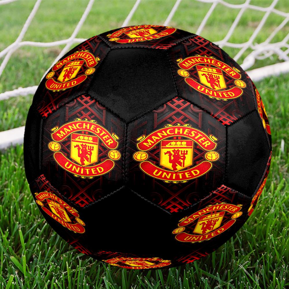 Manchester United Theme Size 5 Soccer Ball, Suitable for Both Indoor and Outdoor Matches, a Gift Suitable for Everyone.
