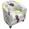 Stretch Club Chair Covers Printed Armchair Cover for Bar Counter All-inclusive Slipcover Washable Tub Couch Cover Home Decor