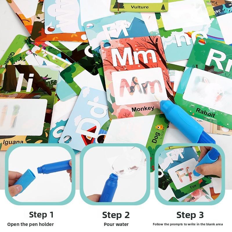 Graffiti Kids Water Painting Card Toy Educational Learning Development Cognitive