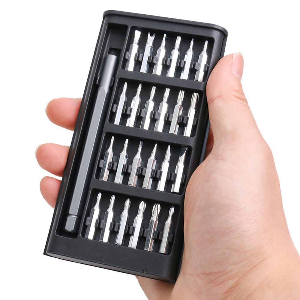 

25-in-1 Screwdriver Set Magnetic Multi-function Precision Computer Glasses Mobile Phone Repair Tool Household Mini Screwdriver